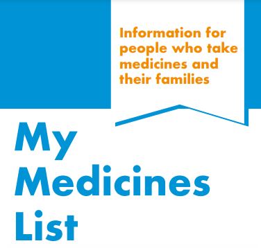 My Medicines List Leaflet